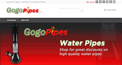 Desktop Screenshot of gogopipes.com