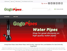 Tablet Screenshot of gogopipes.com